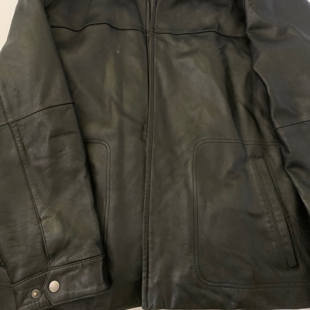 Leather Charles Klein Jacket